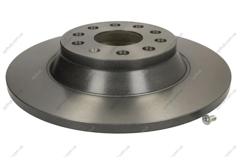 Диск гальмівний ЗАДН VW PASSAT 1.4 2.0 2014-,GOLF VII 2.0 2013-,AUDI TT 2014- BREMBO 08.C501.11 (фото 1)
