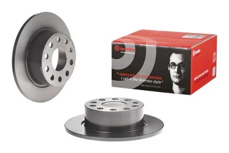 Диск гальмівний ЗАДН SKODA OCTAVIA III (5E3,NL3,NR3) 11/12-,SKODA OCTAVIA III COMBI (5E5,5E6) 11/12 -ua BREMBO 08.D616.11
