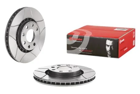 Диск гальмівний ПЕРЕДН DAEWOO LANOS, ESPERO, NEXIA 95-, OPEL KADETT E 87-91, VECTRA A, B 88-03 (OE BREMBO 09.5148.76