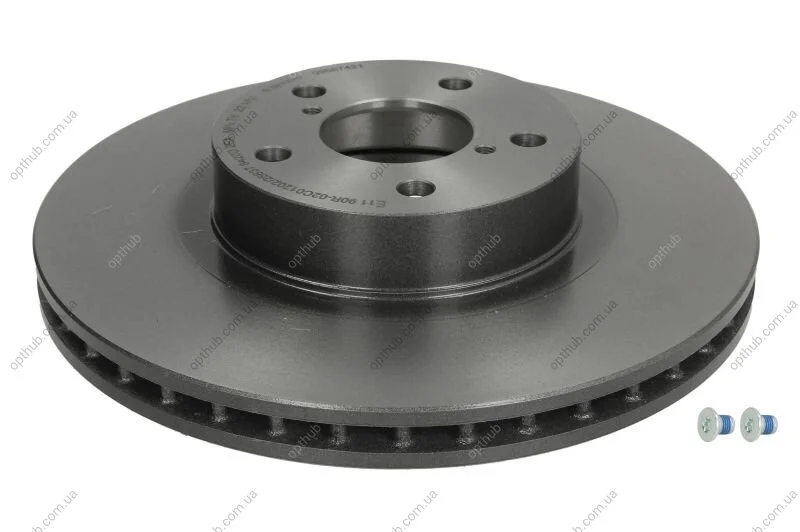 Диск гальмівний ПЕРЕДН SUBARU FORESTER 07/02- IMPREZA ESTATE 10/00- LEGACY 01/89-08/94 LEGACY 09/94 BREMBO 09.5674.21 (фото 1)