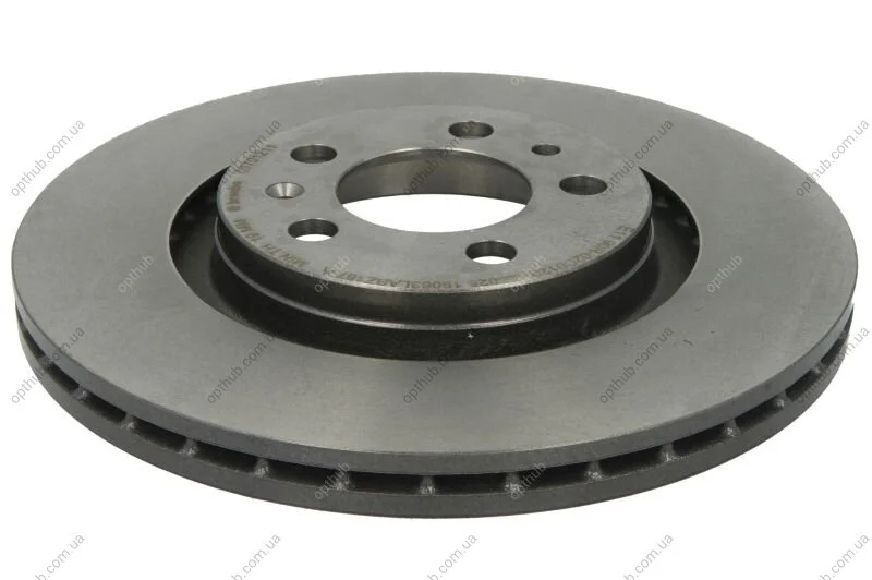 Диск гальмівний ПЕРЕДН SEAT LEON 11/99-06/06 TOLEDO 04/99-05/06,SKODA OCTAVIA 09/96-,VW BORA 10/98 -ua BREMBO 09.7012.11 (фото 1)