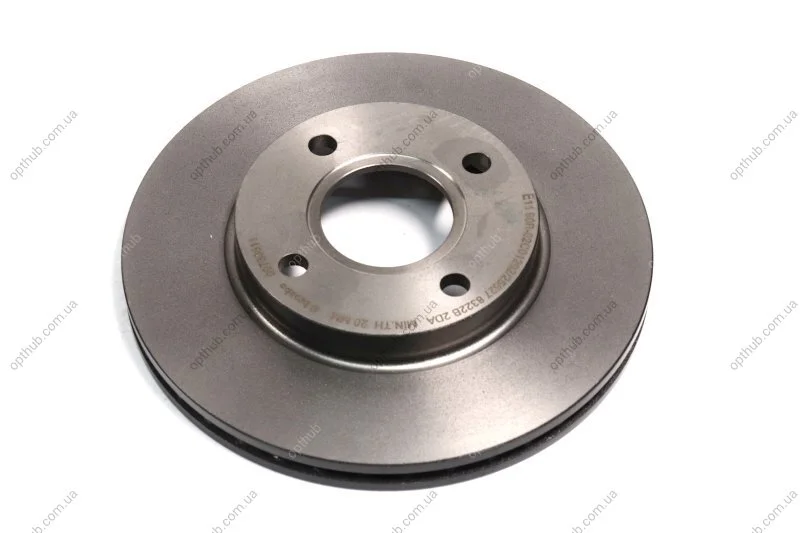 Диск гальмівний ПЕРЕДН FORD FIESTA 95-,FORD FUSION 02-,FORD FOCUS 98- BREMBO 09.7806.11 (фото 1)