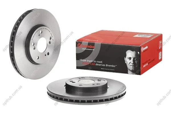 Диск гальмівний ПЕРЕДН ACURA CL COUPE 10/96-09/03 TL 10/98-09/03,HONDA ACCORD 02/03- -ua BREMBO 09.8840.11 (фото 1)