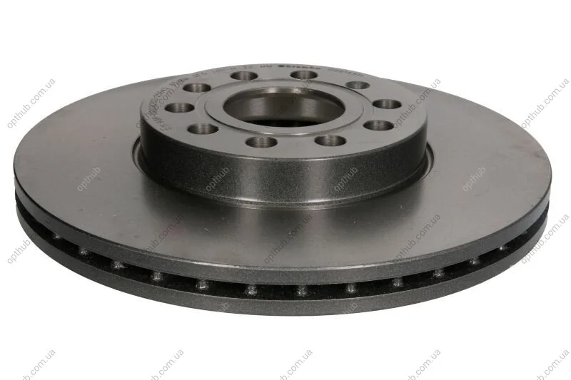 Диск гальмівний ПЕРЕДН SEAT ALTEA 03/04- ALTEA XL 10/06- LEON 05/05- TOLEDO 04/04-,SKODA OCTAVIA 02 BREMBO 09.9145.11 (фото 1)