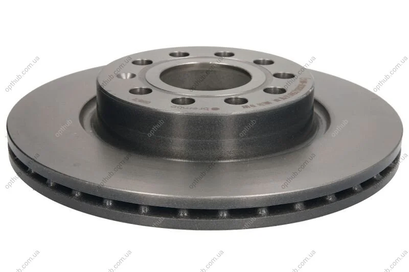 Диск гальмівний ПЕРЕДН SEAT ALTEA XL 10/06- LEON 05/05- TOLEDO 04/04-,SKODA OCTAVIA 02/04-,VW CADDY BREMBO 09.9167.11 (фото 1)
