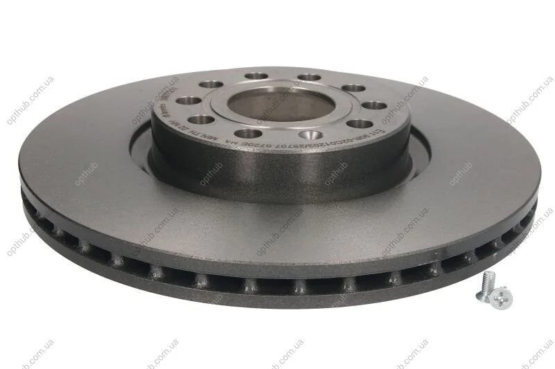 Диск гальмівний ПЕРЕДН TT 10/06-,SEAT ALTEA 03/04- LEON 05/05- TOLEDO 04/04-,SKODA OCTAVIA 02/04- S BREMBO 09.9772.11 (фото 1)