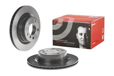 Диск гальмівний ЗАДН BMW 1(E81,E87) 09/04- 3 COUPE(E92) 06/06- 3(E90) 01/05- -ua BREMBO 09.9793.11