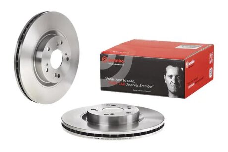 Диск гальмівний ПЕРЕДН HONDA CR-V II 2.0 2.2 02-06 -ua BREMBO 09.A407.10