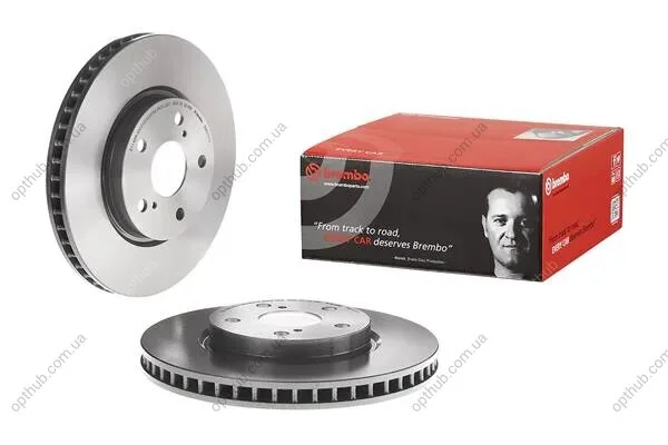 Диск гальмівний ПЕРЕДН LEXUS IS 220 250 05- -ua BREMBO 09.A717.11 (фото 1)