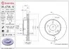 Диск гальмівний ПЕРЕДН MERCEDES C-CLASS (W204) C180, C200 07- -ua BREMBO 09.A736.11 (фото 2)