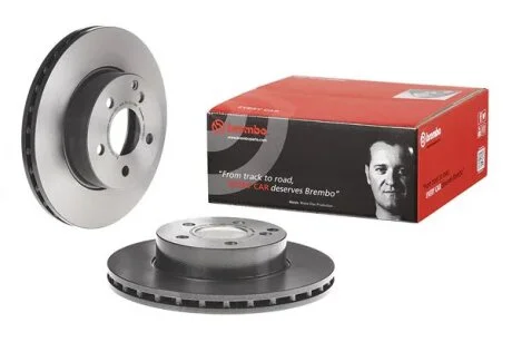 Диск гальмівний ПЕРЕДН MERCEDES C-CLASS (W204) C180, C200 07- -ua BREMBO 09.A736.11