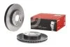 Диск гальмівний ПЕРЕДН TOYOTA AURIS 1.4 1.6 (MADE IN UK) 07-, COROLLA 1.4 D-4D 09- -ua BREMBO 09.A865.11 (фото 1)