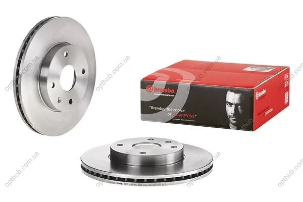 Диск гальмівний ПЕРЕДН CHEVROLET EPICA 2.0 06- 16'' -ua BREMBO 09.A918.10 (фото 1)
