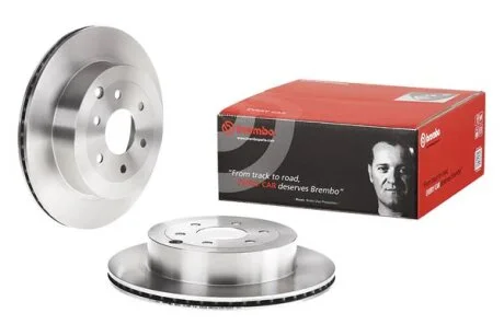 Диск гальмівний ЗАДН NISSAN PATHFINDER,PICKUP (NAVARA) 2.5DCI 16V 05.03-,06.10- -ua BREMBO 09.B591.10