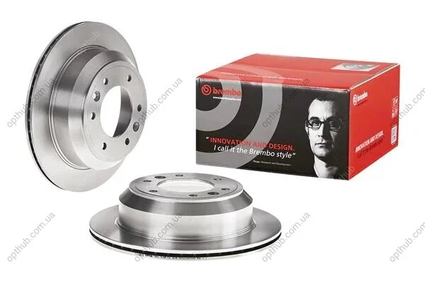 Диск гальмівний HYUNDAI H-1 2.5CRDI 08- -ua BREMBO 09.B612.10 (фото 1)