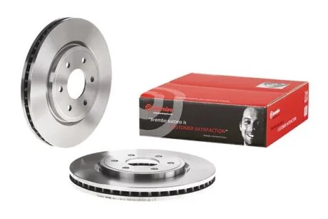 Диск гальмівний ПЕРЕДН NISSAN NAVARA 2.5DCI 05-,PATHFINDER 06- BREMBO 09.B628.10