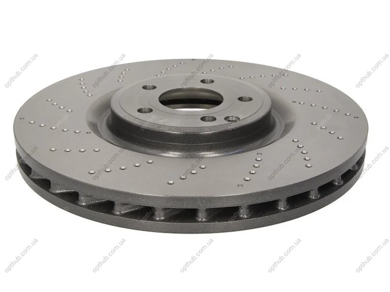 Диск гальмівний ПЕРЕДН ПЕРФОРИРОВАНЫЙ MERCEDES-BENZ CLS (C218) 01/11- BREMBO 09.B747.51 (фото 1)