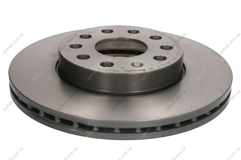 Диск гальмівний ПЕРЕДН VW GOLF VII 1.2 1.6 2013-,SKODA OCTAVIA 2012-,SEAT LEON -ua BREMBO 09.C547.11 (фото 1)