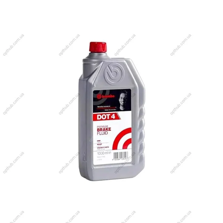 Рідина гальмівна DOT 4 1л DOT 4 12 X 1L -ua BREMBO L 04 010 (фото 1)