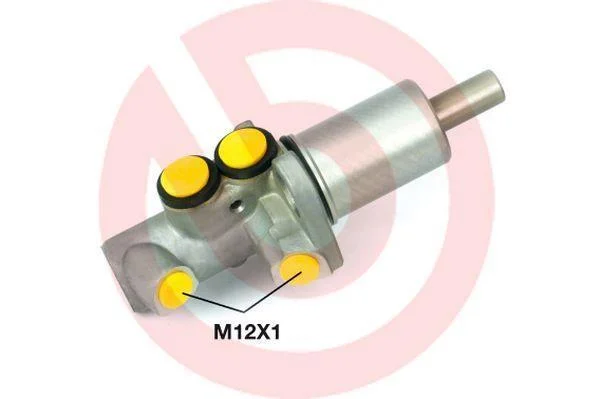 Тормозной цилиндр главный BREMBO M85004 (фото 1)