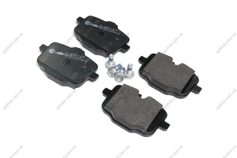 Колодка гальм. диск. BMW 5 (F10,F11) 11-,6 (F12) 640I,650I CABRIO 11- задн. (вир-во) P 06 061 C.I.U BREMBO P06 061 (фото 1)
