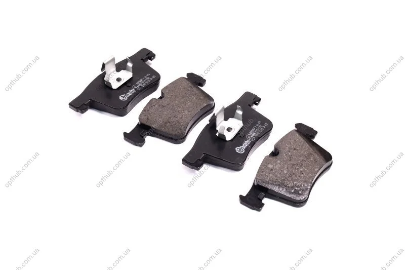Колодки гальмівні дискові ПЕРЕДН BMW X3 20 DX, 20IX, BIS 10/11-,X3 35IX (F25) 2011- P06075 BREMBO P 06 075 (фото 1)