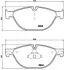Колодки гальмівні дискові ПЕРЕДН BMW 5(F10) 3.0 4.4 2010-,7(F01-04) 3.0 4.4 08- P06076-ua BREMBO P06 076 (фото 1)