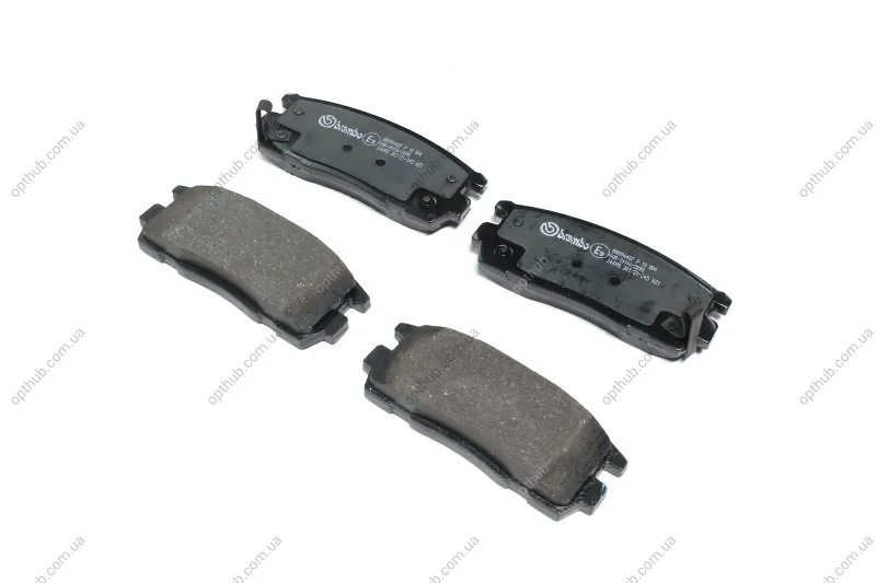 Колодки гальмівні дискові ЗАДН CHEVROLET CAPTIVA 2.0-3.2 06-,OPEL ANTARA 06- P10004-ua BREMBO P10 004 (фото 1)