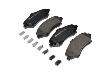 Колодки гальмівні дискові ПЕРЕДН DODGE NITRO 2.8CRD 07-,JOURNEY 2.0CRD 08-,JEEP CHEROKEE 2.8CRD 08- P11022-ua BREMBO P 11 022