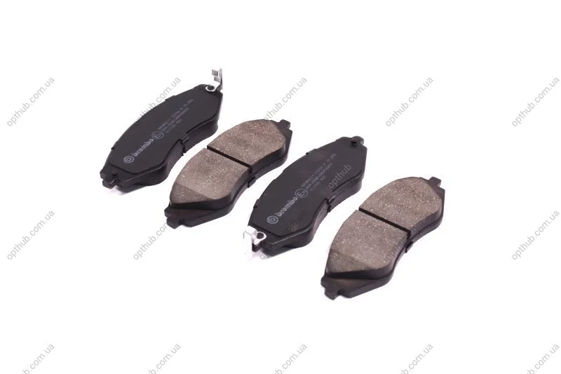 Колодка гальм. диск. CHEVROLET LACETTI передн. (вир-во) BREMBO P 15 002 (фото 1)