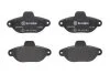 Колодки тормозные дисковые ПЕРЕДН,55.5Х114.8Х17FIAT PANDA 09.2003- P23096 BREMBO P23 096 (фото 2)
