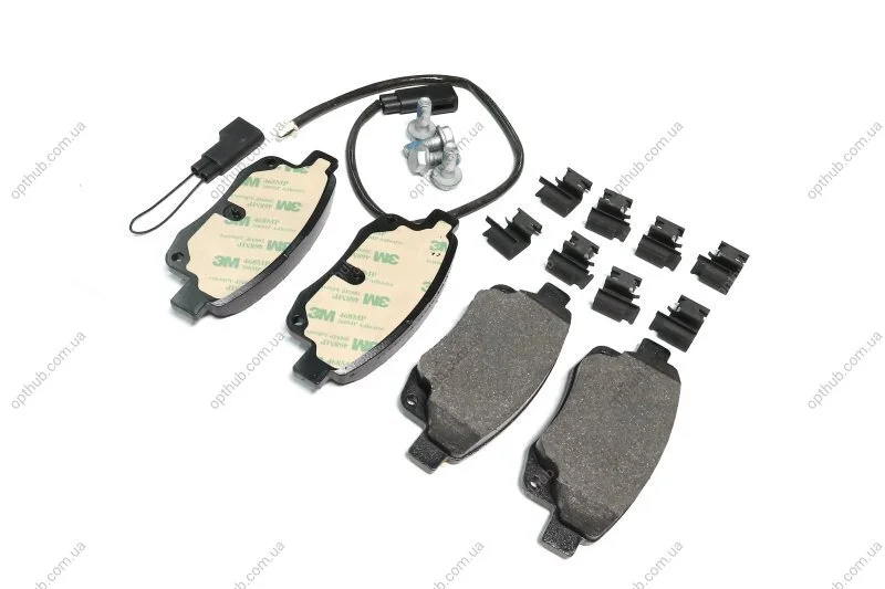 Колодки гальмівні дискові (комплект 4 шт) ЗАДН FORD TRANSIT 2.2-3.2 06- P24066-ua BREMBO P 24 066 (фото 1)