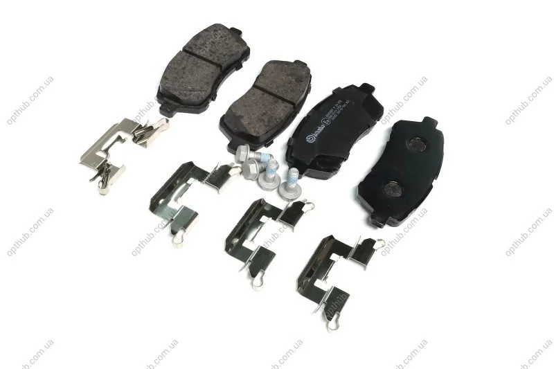 Колодка гальм. диск. FORD FIESTA VI передн. (вир-во) C.I.U BREMBO P 24 072 (фото 1)
