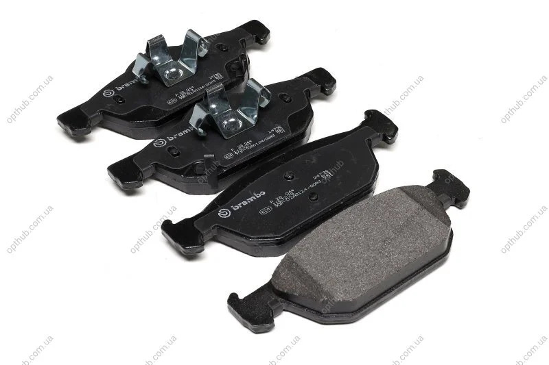 Колодки гальмівні дискові ПЕРЕДН HONDA ACCORD IX/ACCORD IX SW 2.0, 2.4, 2.2 I-DTEC 08- P28044 BREMBO P28 044 (фото 1)