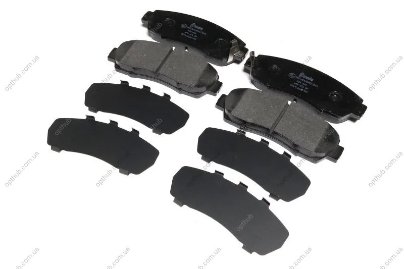 Колодки гальмівні дискові ПЕРЕДН HONDA CR-V VIII 2.0-2.2 07- P28068 BREMBO P 28 068 (фото 1)