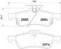 Тормозные колодки дисковые BREMBO P28 070 (фото 1)