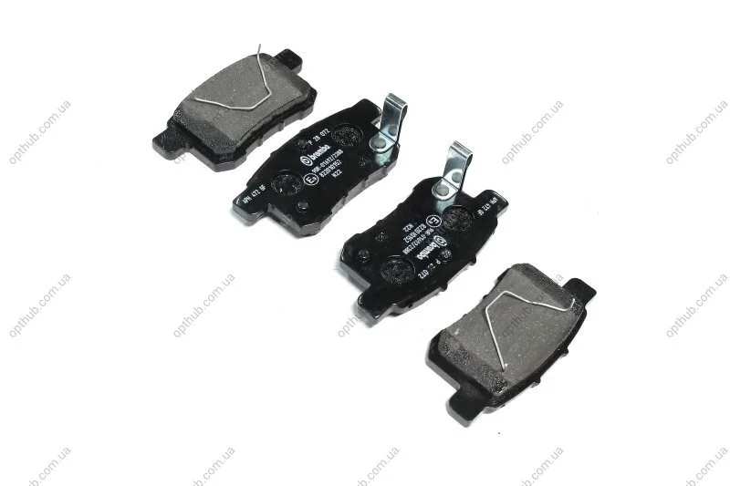 Колодка гальм. диск. HONDA ACCORD задн. (вир-во) C.I.U BREMBO P 28 072 (фото 1)