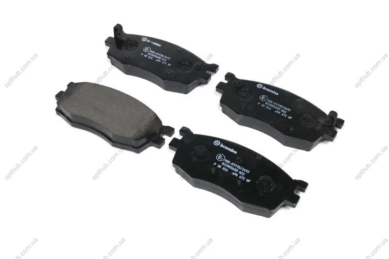 Колодка гальм. диск. HYUNDAI ACCENT, KIA RIO II передн. (вир-во) C.I.U BREMBO P 30 026 (фото 1)