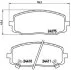 Колодки гальмівні дискові ПЕРЕДН HYUNDAI I10 1.1CRDI 12V 08.03-/ KIA PICANTO 1.0I 12V 09.11- P30032 BREMBO P30 032 (фото 1)
