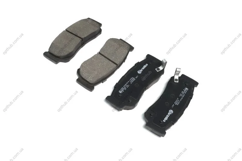 Колодка гальм. диск. HYUNDAI SANTA FE, задн. (вир-во) BREMBO P 30 037 (фото 1)