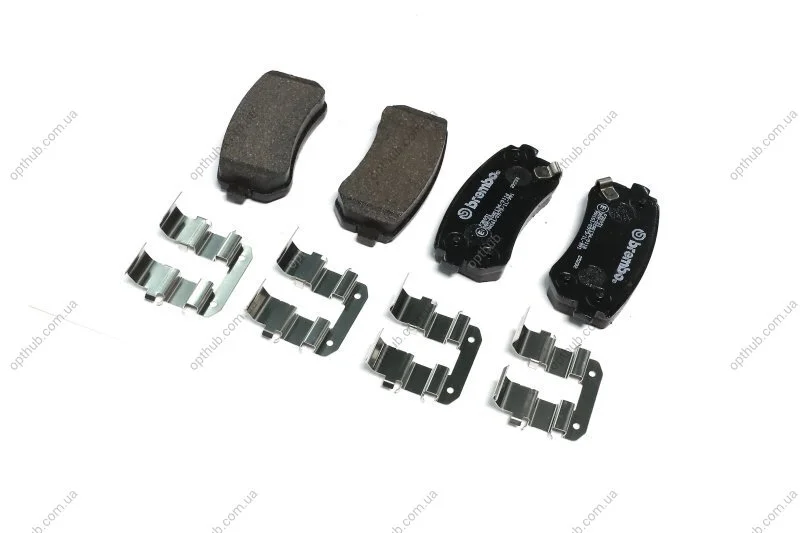 Колодка гальм. диск. HYUNDAI ACCENT, i30, задн. (вир-во) C.I.U BREMBO P 30 051 (фото 1)