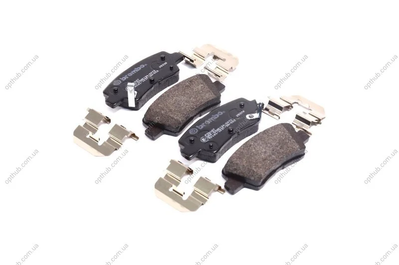 Колодка гальм. диск. HYUNDAI ACCENT IV, SONATA V задн. (вир-во) C.I.U BREMBO P 30 067 (фото 1)
