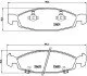 Гальмівні колодки дискові BREMBO P37 005 (фото 1)