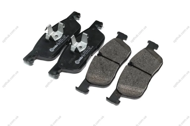 Колодки гальмівні дискові (комплект 4 шт) ПЕРЕДН LANDROVER DISCOVERY SPORT 2.0-2.2 2014- P44026 BREMBO P 44 026 (фото 1)