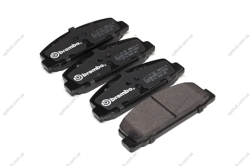 Колодка гальм. диск. MAZDA 6 (GG, GY, GF) задн. (вир-во) BREMBO P 49 036 (фото 1)