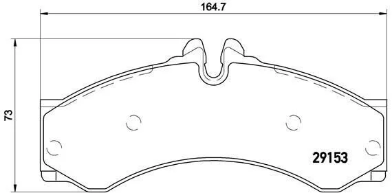 Тормозные колодки дисковые BREMBO P50 028 (фото 1)