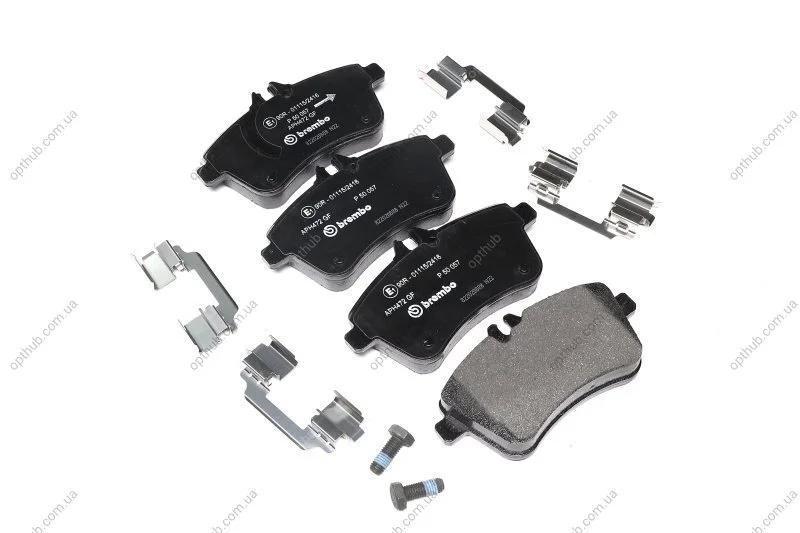 Колодка гальм. диск. MB A-CLASS передн. (вир-во) C.I.U BREMBO P 50 057 (фото 1)