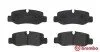 Тормозные колодки дисковые BREMBO P50 126 (фото 2)