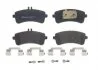 Колодки гальмівні дискові (комплект 4 шт) BREMBO P50132 (фото 2)