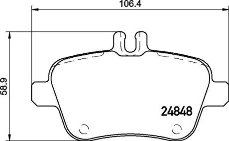 Гальмівні колодки дискові BREMBO P50 135